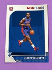 2019-20 Panini NBA Hoops Sekou Doumbouya Rookie #212 Detroit Pistons RC (L)