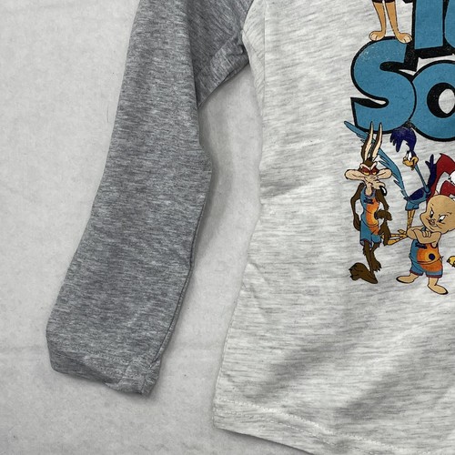 NEW - Space Jam Tune Squad Boys Size 4T Long Sleeve Raglan Tee Shirt Unisex - Picture 9 of 11