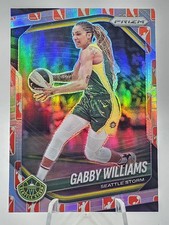 2025 Panini WNBA Prizm Gabby Williams #77 WNBA Logo Prizm Seattle Storm SP