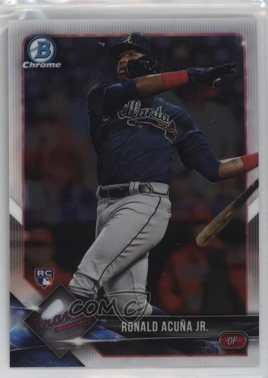 2018 Bowman Chrome Ronald Acuna Jr Ronald Acuña Jr #40 h6c