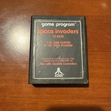 Space Invaders Atari 2600 CX 2632 1980 Cartridge  Vintage Video Game non tested 