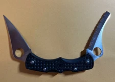 SPYDERCO MINI DYAD JR MICARTA C39 POCKET FOLDING KNIFE- Discontinued- Rare