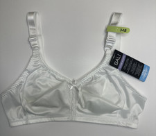 Bali Double Support Full-Figure Wireless Bra DF3820 White Size 34B Cool Comfort