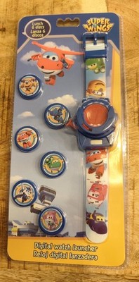 Disney   super Wings Digitaluhr Launcher mit 6 Scheiben, wi17001