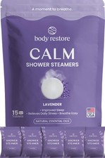 BodyRestore Shower Steamers 15 Count Pack of 1 , Lavender 15 Pack