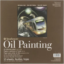 Strathmore 400 Series Oil Painting Pad 12"X12"-10 Sheets - 62430312