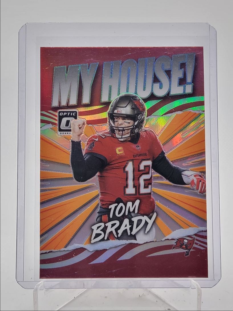 TOM BRADY 2021 DONRUSS OPTIC MY HOUSE HOLO PRIZM BUCCANEERS Q5457