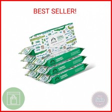 Amazon Brand - Mama Bear Toddler Toilet Wipes, Fragrance Free, Plant-Based Hypoa