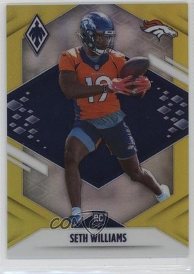 2021 Panini Phoenix Rookie Yellow /75 Seth Williams #182 Rookie RC 0q3