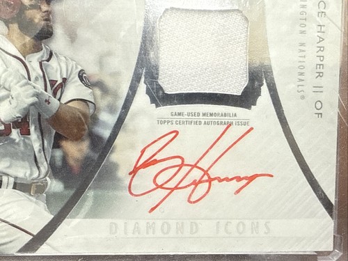 Carte firmate BRYCE HARPER Diamond Icons 01/10 - Foto 15 di 16