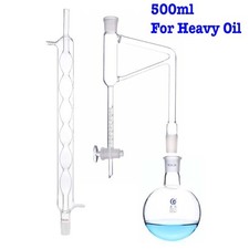 500ml Glass Clevenger Apparatus Essential Heavy Oil Determination Apparatus