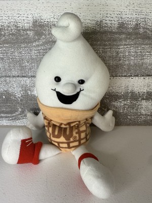 1998 Dairy Queen Curly Top Eistüte 12 Zoll Sitzsack Plüsch DQ Promo Vintage