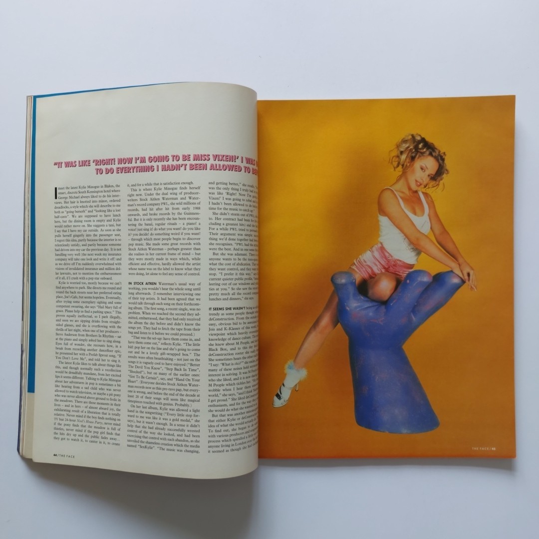 KYLIE MINOGUE - The Face Issue 69 - RARE UK Magazine (JUNE 1994