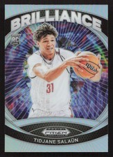 2024 Panini Prizm Draft Picks Tidjane Salaun Brilliance Prizms Silver #1 Card