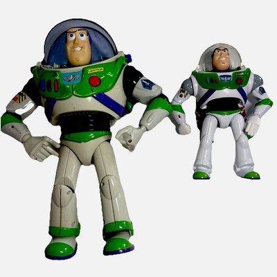 BUZZ Lightyear! BUZZ And Mini Buzz! 12  & 7.5  Toy Story. Set Of Two!Vintage.