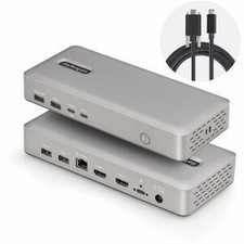 StarTech.com USB4 Docking Station Dual 4K 60Hz HDMI 6 USB 2.5GbE 100W PD
