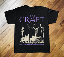 VTG THE CRAFT Band Short Sleeve Cotton Black T Shirt S-5XL UR589
