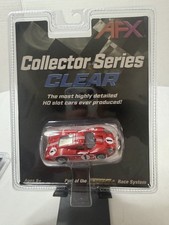 HO SLOT CAR AFX RACEMASTERS COLLECTOR SERIES CLEAR RED FORD GT40 1