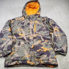 Columbia Jacket Boys Small Kids Camo Lightning Lift Insulated Snow Ski Coat