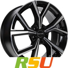 GMP Mentor black diamond 7.5x18" ET45 LK5 100 ML 73.1 Alufelgen 18 Zoll