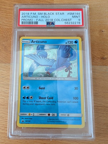 Articuno SM144 Holo Promo Sun & Moon Black Star Promo