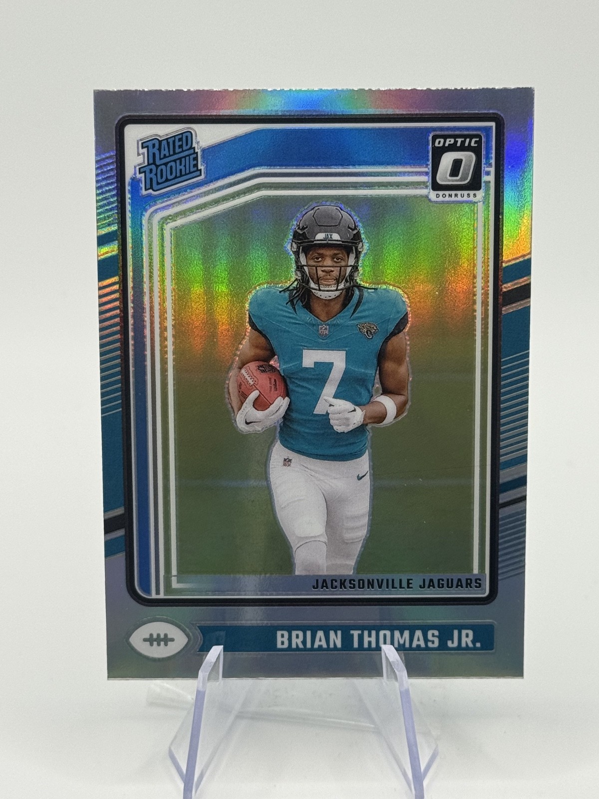 2024 Panini Donruss Optic Rated Rookie Brian Thomas Jr. #214 Holo