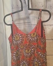 Banana Republic Strappy Pintuck Maxi Dress floral Print Size 4