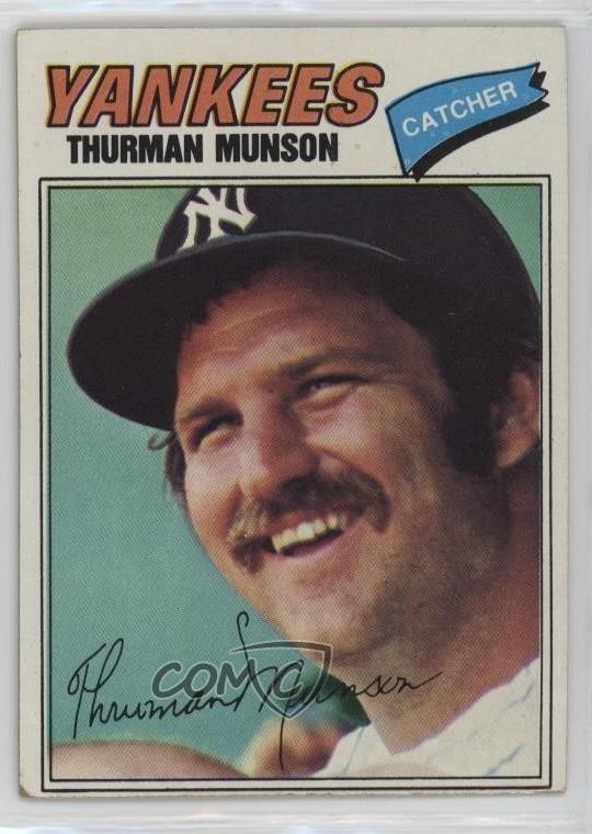 1977 Topps Burger King New York Yankees Thurman Munson #2