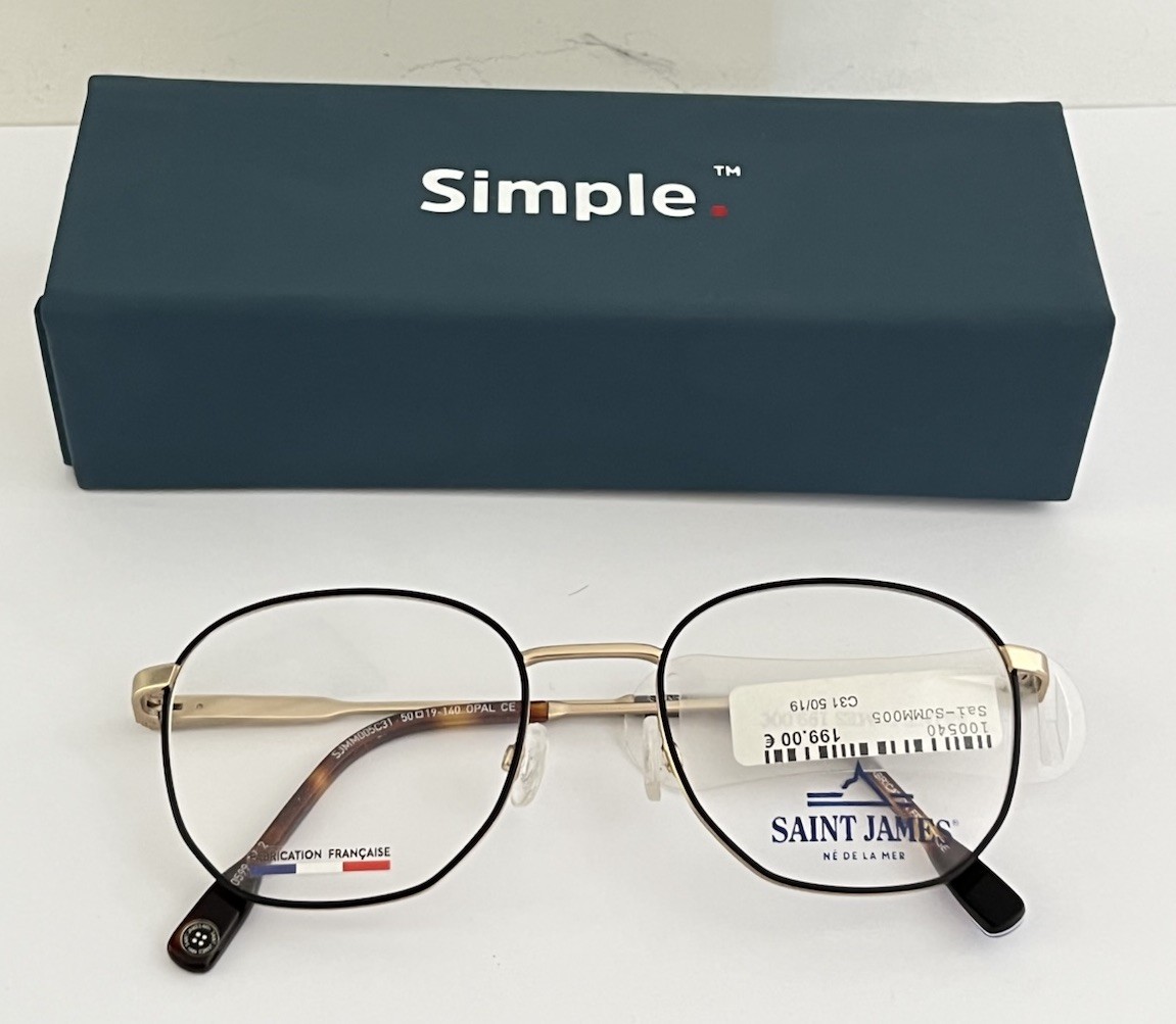 Lunette de vue Saint James SJM005 monture homme légère anti fatigue