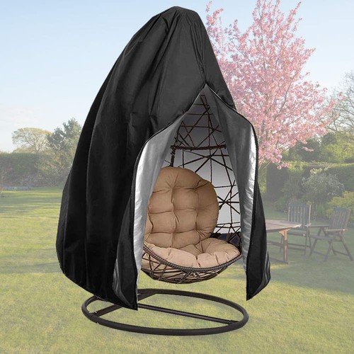 【Upgraded】Patio Egg Chair Covers with Zipper, Wicker Egg Swing Chair Covers, ...