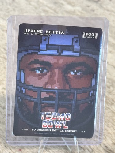 2026 Bo Jackson Battle Arena Tecmo Bowl Jerome Bettis ALT 8-Bit Day 1 F-88