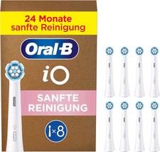 8er PACK Oral-B iO Sanfte Reinigung Aufsteckb...