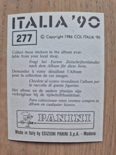 Panini Copa Mundial de la FIFA Italia 1990 - Elige tu pegatina - 2/2 - Imagen 91 de 385