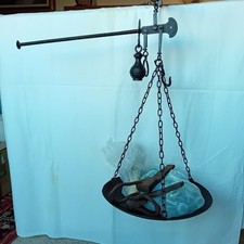 Antica BILANCIA STADERA in FERRO primi del '900