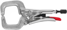 6" Locking C-Clamp, round Tip, Max Clamping Capacity: 2 50 Mm , Throat Depth: