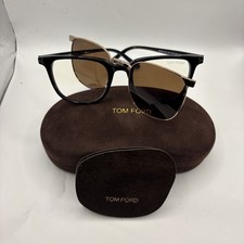Tom Ford FT5916 B 052 BB Dark Havana 50 mm Eyeglasses With Clip Brand New
