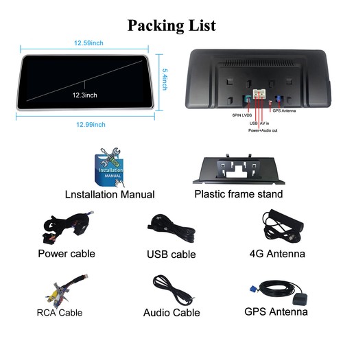 12.3" Android 13 Screen Carplay Multimedia For BMW 5 Series GT F07 GPS 128G - Bild 14 von 14