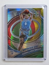 Russell Westbrook Rockets 20-21 Spectra, Spectracular Debut R/Y/G, /75 ⚡