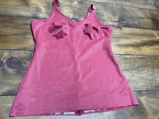 Ruby Ribbon Womens Mineral Red Heritage Cami Size 36 Shapewear #1867