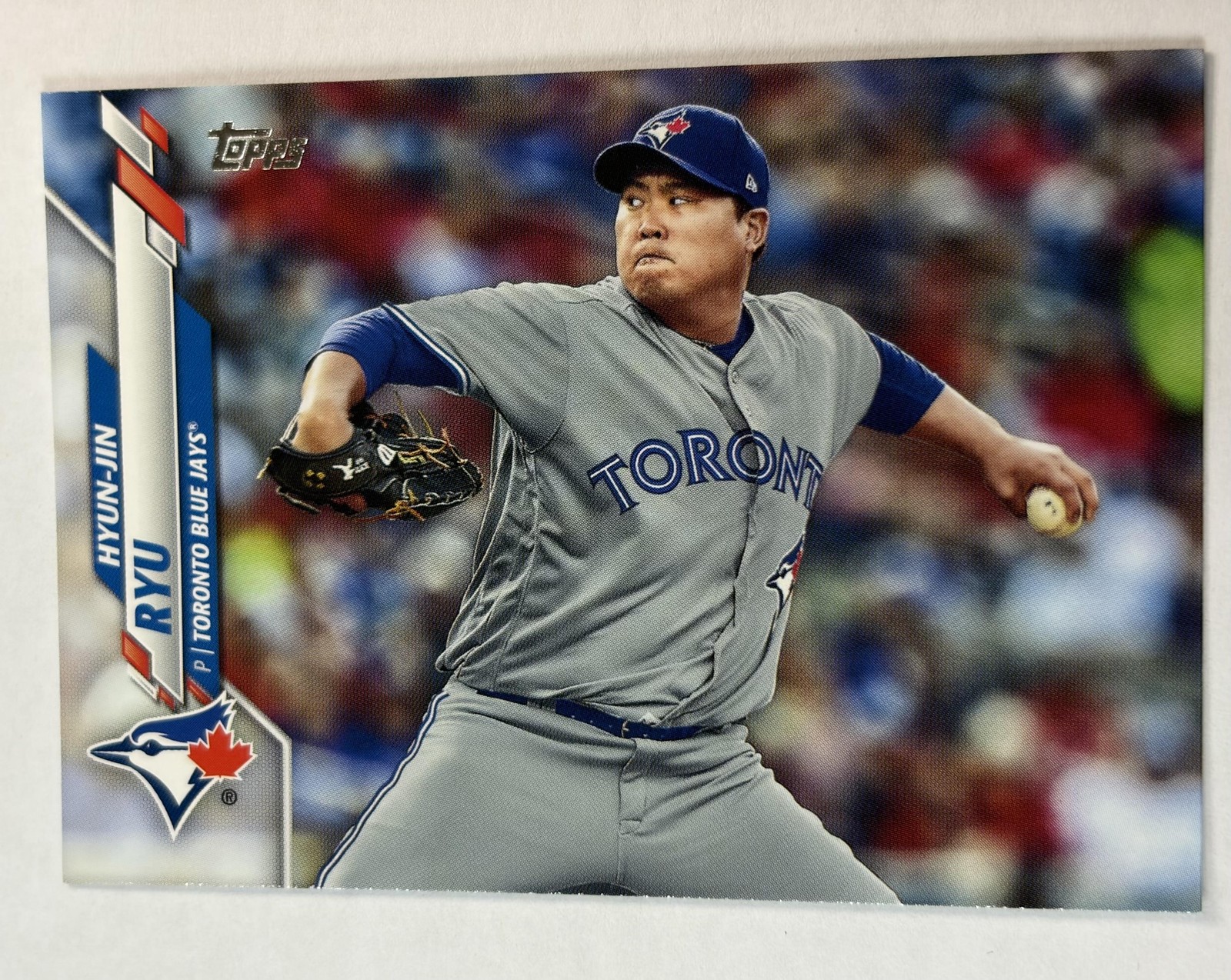 2020 Topps Hyun-Jin Ryu #400 Toronto Blue Jays Baseball Card NM Or Better