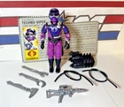 GI Joe Cobra Techno Viper 1987 v1 *100% COMPLETE w/File Card, Near Mint! Vintage
