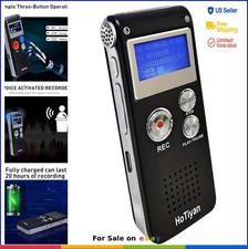 Digital Voice Recorder 64GB Voice Activated Recorder with Playback for Lectures