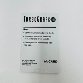 Drop Off TurboGrafx-16 Video Game HuCARD Only NEC Arcade Paddle Action Tested