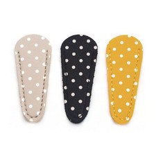 8 Pieces Embroidery Scissors Sheath Polka Dot Scissors Protective Cover Scissors