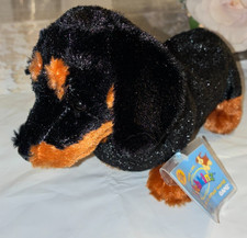 Webkinz Dachshund Plush Ganz Hot Dog Weiner Stuffed Animal HM345 w/ Sealed Code
