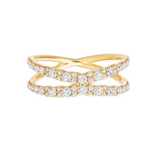 14K Gold 0.60 Ct. Diamond Eternity Stacking Wedding Band Fine Ring