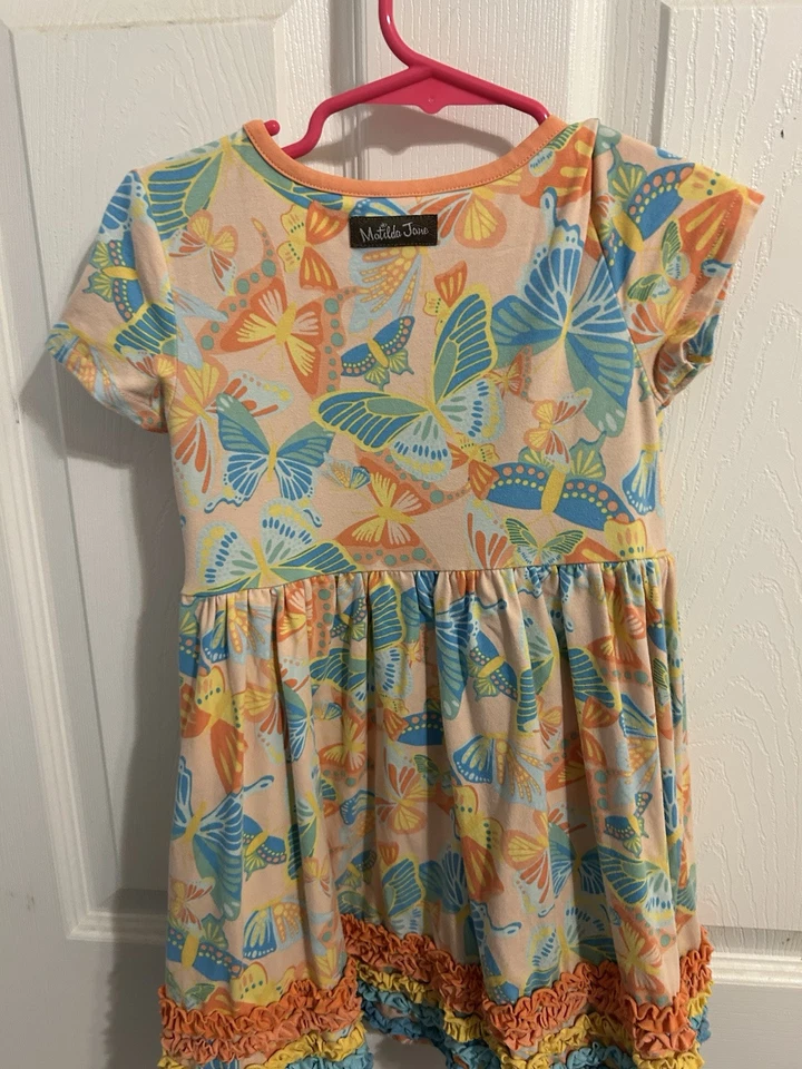 Vestido para niñas Matilda Jane Dream Chasers persiguiendo mariposas talla 4 Foto 2 de 3