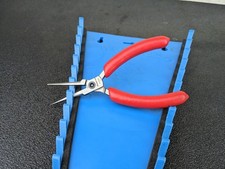 #bo686 SNAP-ON TOOLS NEW RED 5-1/2" NEEDLE NOSE PRECISION PLIERS P92055 SPAIN