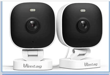 X2 VIMTAG 5G/2.4G 2.5K Cameras for Home Security-Outdoor/Indoor Black
