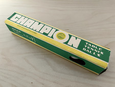 Vintage Champion Tischtennisbälle (6) Made in Guangzhou China No. 103